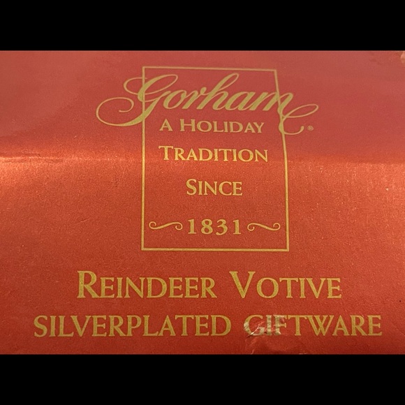 Gorham silver plated reindeer Votive Giftware. - Picture 7 of 7
